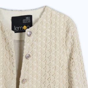 کت گیپور آستردار سفید