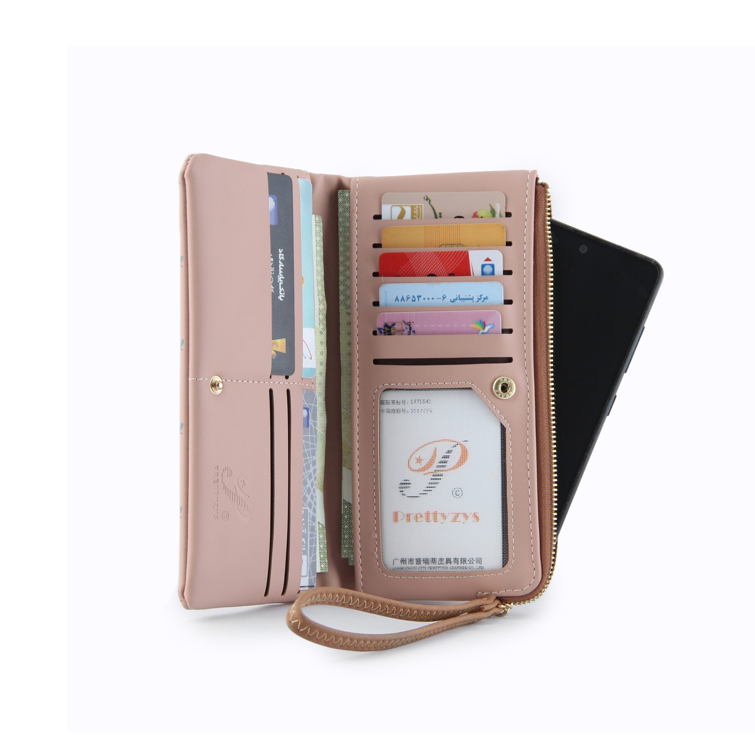 کیف پول بزرگ طرح گلدار برند Prettyzys پرتیز - Image 9