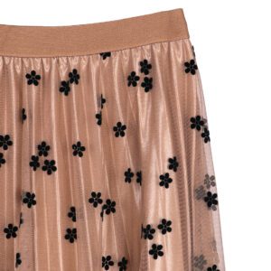 دامن توری گل مخملی مدل مارال