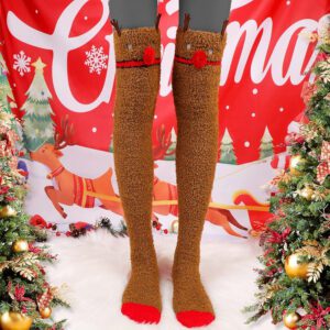 جوراب ساق بلند طرح گوزن