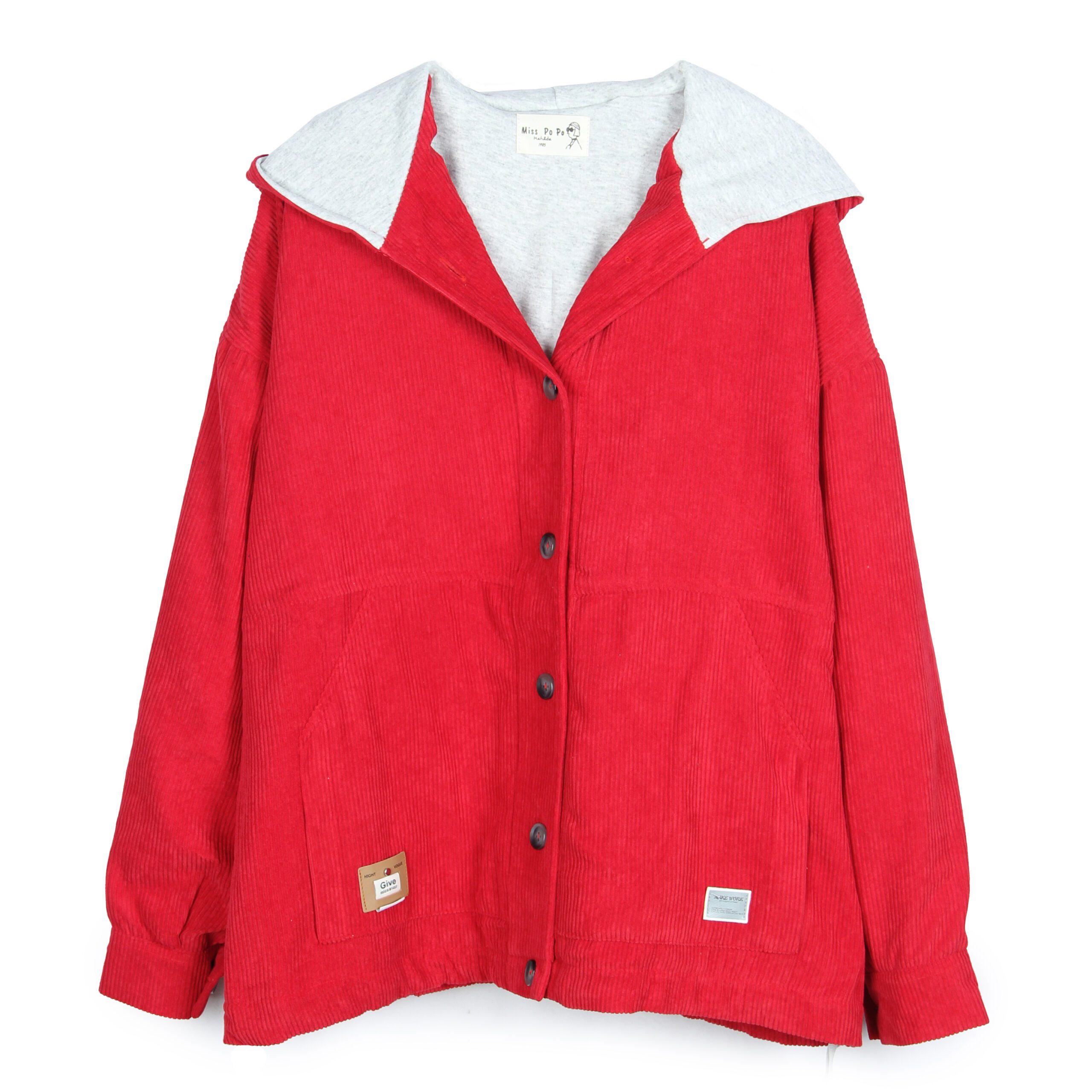 کاپشن مخمل کبریتی میس پو - Image 4