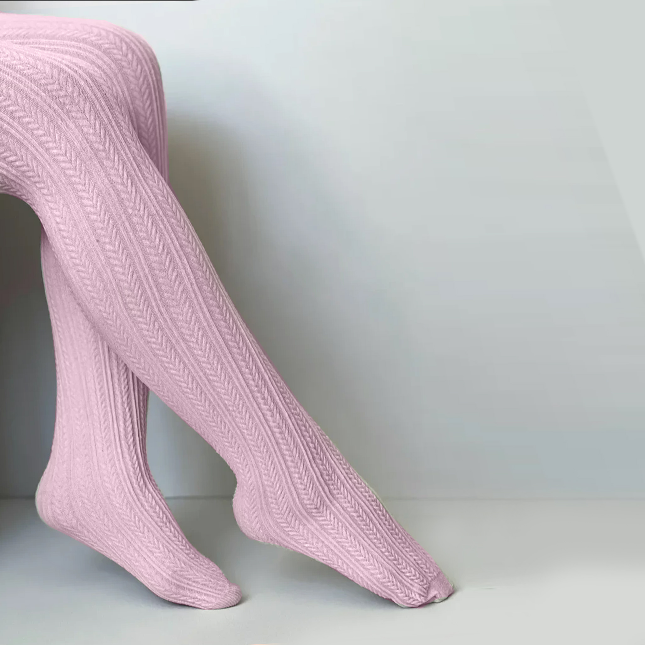 جوراب شلواری گندمی پنتی - Image 5